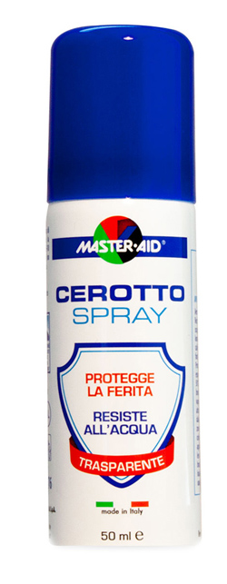CEROTTO SPRAY MASTER-AID FLACONE 50ML CIRCA 80 APPLICAZIONI - Dolomiti e Natura