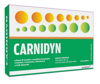 CARNIDYN 20 BUSTINE DA 5 G GUSTO ARANCIA - Dolomiti e Natura