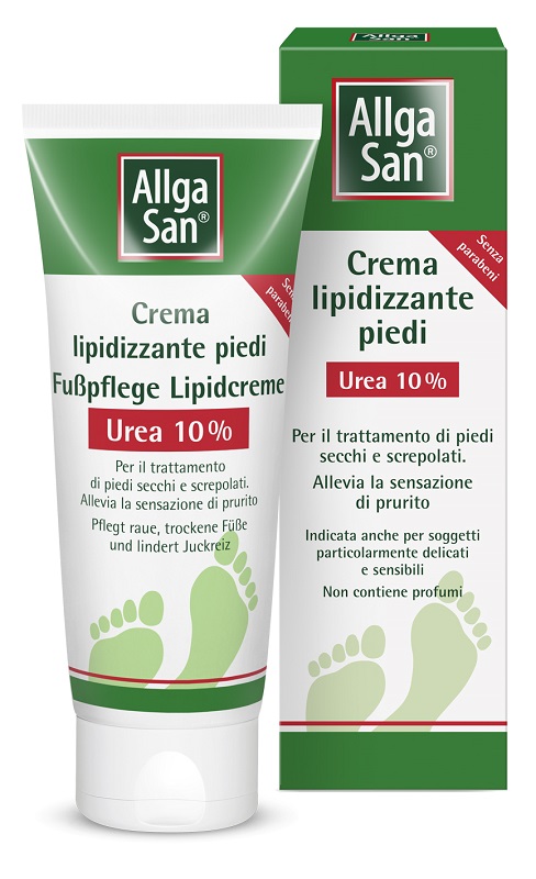 Allga San Crema Lipidizzante Piedi All'Urea 10% 100 ml - Dolomiti e Natura