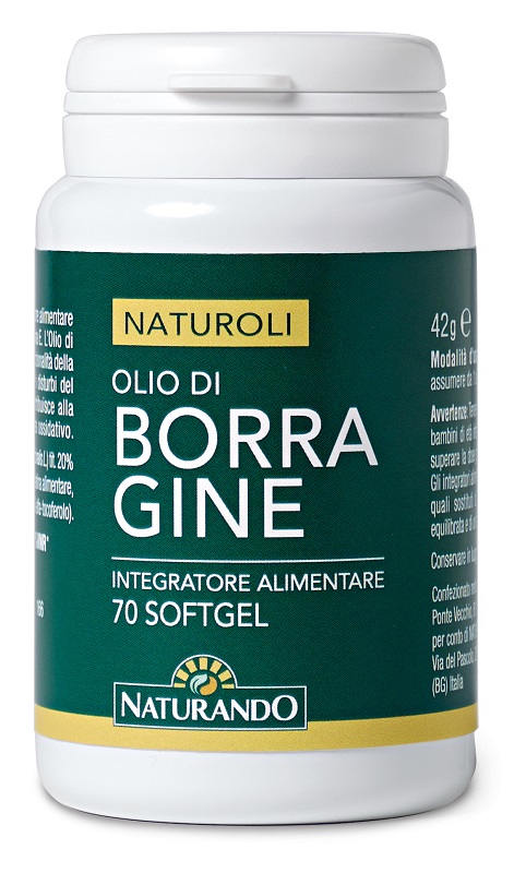 NATUROLI OLIO DI BORRAGINE 70 SOFTGEL - Dolomiti e Natura