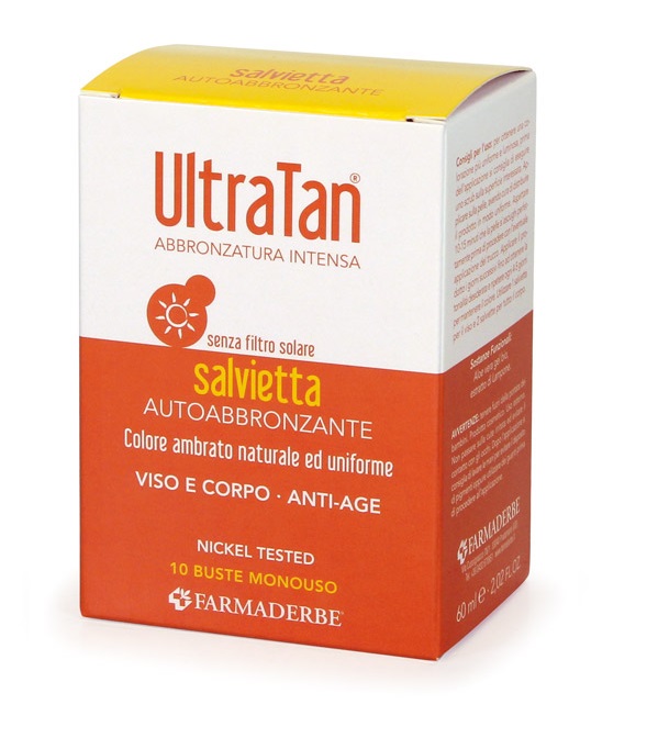 ULTRA TAN SALVIETTE AUTOABBRONZANTI 10 BUSTE - Dolomiti e Natura