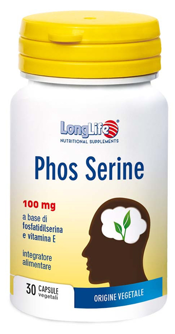 LONGLIFE PHOS SERINE 30 CAPSULE VEGETALI - Dolomiti e Natura
