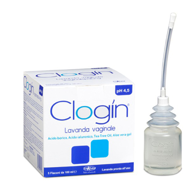 CLOGIN LAVANDA VAGINALE 5 FLACONI DA 100 ML + 5 CANNULE VAGINALI MONOUSO - Dolomiti e Natura