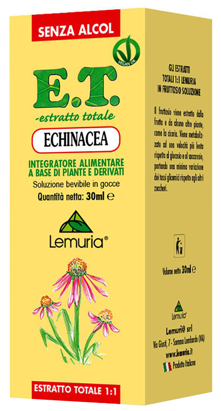ET ESTRATTO TOTALE ECHINACEA 30 ML SENZA ALCOL - Dolomiti e Natura