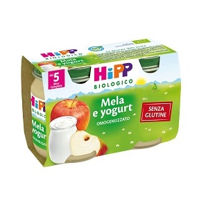 HIPP BIO HIPP BIO OMOGENEIZZATO MELA YOGURT 2X125 G - Dolomiti e Natura
