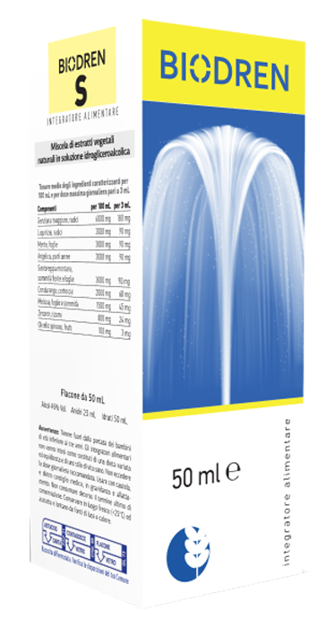 BIODREN S SOLUZIONE IDROALCOLICA 50 ML - Dolomiti e Natura