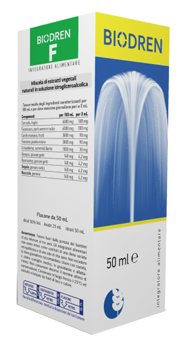 BIODREN F 50 ML SOLUZIONE IDROALCOLICA - Dolomiti e Natura