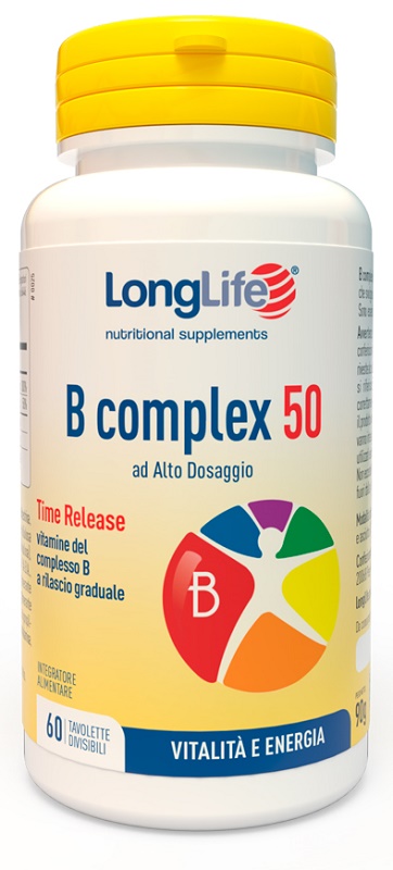 LONGLIFE B COMPLEX 50 RILASCIO GRADUALE 60 TAVOLETTE DIVISIBILI - Dolomiti e Natura