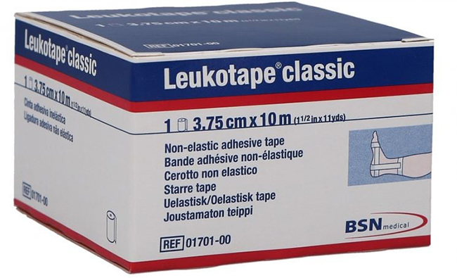 LEUKOTAPE BENDA ANELASTICA PER BENDAGGI FUNZIONALI 3,75X100 CM - Dolomiti e Natura