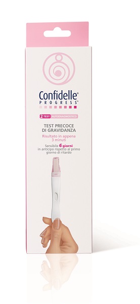 TEST PRECOCE DI GRAVIDANZA CONFIDELLE PROGRESS 2 PEZZI - Dolomiti e Natura