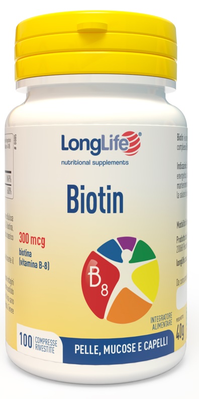 LONGLIFE BIOTIN 100 COMPRESSE - Dolomiti e Natura