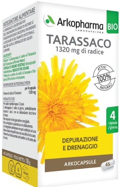 ARKO CAPSULE TARASSACO BIO 45 CAPSULE - Dolomiti e Natura