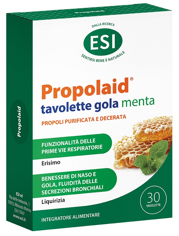 ESI PROPOLAID TAVOLETTE GOLA MENTA 30 TAVOLETTE - Dolomiti e Natura