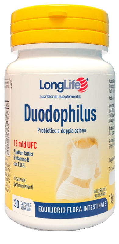 LONGLIFE DUODOPHILUS 30 CAPSULE VEGETALI - Dolomiti e Natura