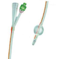 CATETERE FOLEY IN SILICONE TRASPARENTE A 2 VIE CON PALLONCINO 5-10ML DIAMETRO CH16 5,33MM LUNGHEZZA 40CM - Dolomiti e Natura