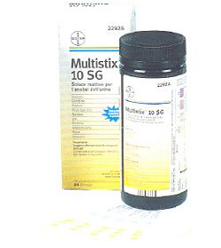 STRISCIA REATTIVA MULTITEST MULTISTIX 10SG 25 PEZZI - Dolomiti e Natura