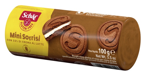 SCHAR MINI SORRISI CON CREMA AL LATTE 100 G - Dolomiti e Natura