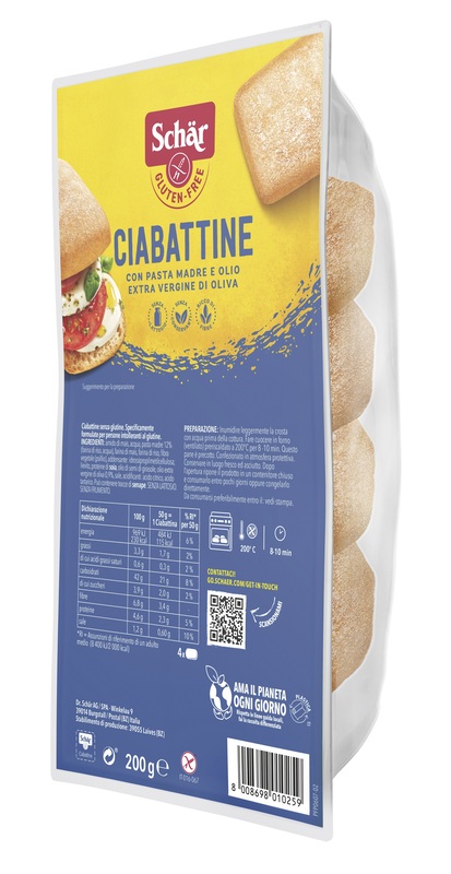 SCHAR CIABATTINA 200 G - Dolomiti e Natura