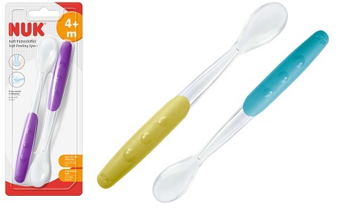NUK CUCCHIAINO MORBIDO IN SILICONE 2 PEZZI - Dolomiti e Natura