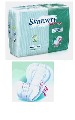 PANNOLONE PER INCONTINENZA A MUTANDINA SERENITY SOFTDRY+ ALOE MAXI LARGE 15 PEZZI - Dolomiti e Natura