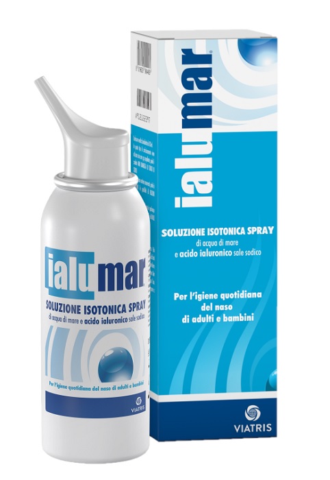 SOLUZIONE ISOTONICA SPRAY DI ACQUA DI MARE ACIDO IALURONICO SALE SODICO PER IGIENE NASO ADULTI E BAMBINI 100ML - Dolomiti e Natura
