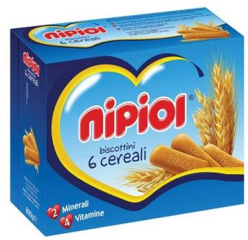 NIPIOL BISCOTTINI 6 CEREALI 800 G - Dolomiti e Natura