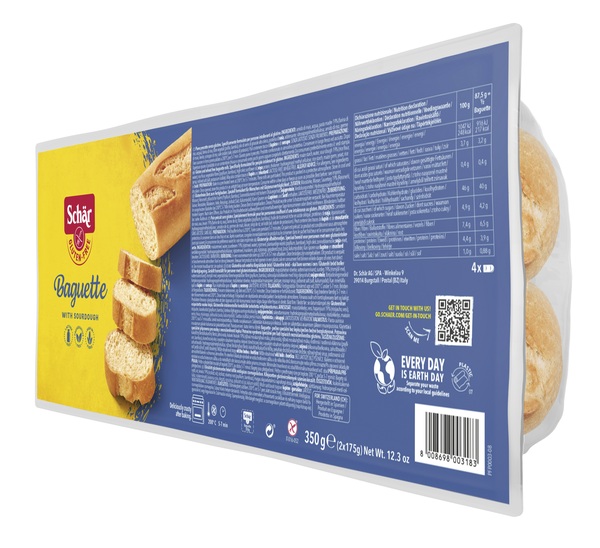 SCHAR BAGUETTE SENZA LATTOSIO 2 X 175 G - Dolomiti e Natura