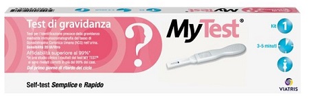 TEST DI GRAVIDANZA RAPIDO HCG MYTEST 1 PEZZO - Dolomiti e Natura