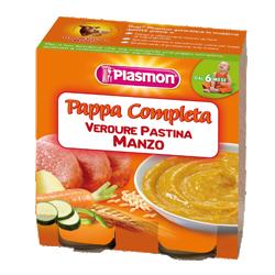 PLASMON OMOGENEIZZATO PAPPE MANZO VERDURA PASTINA 190 G X 2 PEZZI - Dolomiti e Natura