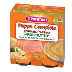 PLASMON OMOGENEIZZATO PAPPE PROSCIUTTO VERDURA PASTINA 190 G X 2 PEZZI - Dolomiti e Natura
