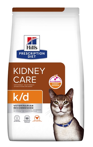 PRESCRIPTION DIET FELINE KIDNEY CARE K/D CHICKEN 1,5 KG - Dolomiti e Natura