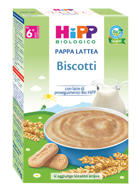 HIPP BIO PAPPA LATTEA BISCOTTI 250 G - Dolomiti e Natura