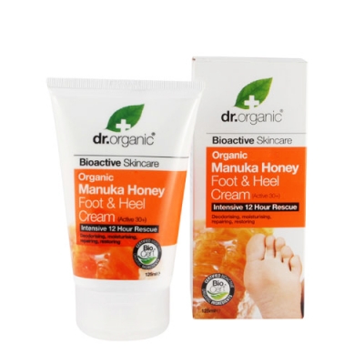 Dr. Organic Manuka Honey Foot & Heel Cream Crema Piedi 125 ml - Dolomiti e Natura