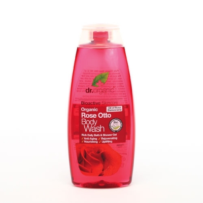 Dr. Organic Rose Otto Body Wash 250 ml - Dolomiti e Natura