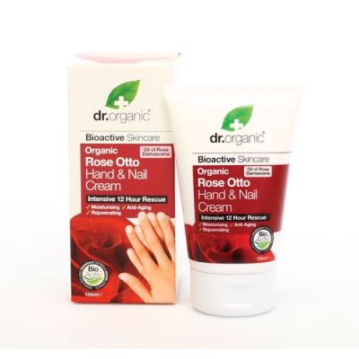Dr. Organic Rose Otto Hand & Nail Cream Crema Mani 125 ml - Dolomiti e Natura