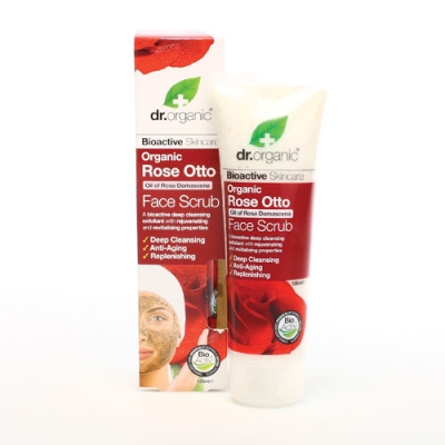 Dr. Organic Rose Otto Face Scrub Viso 125 ml - Dolomiti e Natura
