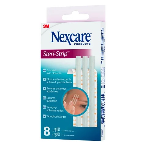 CEROTTO PER SUTURA NEXCARE STERISTRIP 6X75 MM + 3X75 MM - Dolomiti e Natura