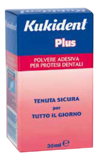 KUKIDENT PLUS POLVERE ADESIVA PER PROTESI DENTARIE 30 G - Dolomiti e Natura