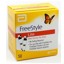 STRISCE MISURAZIONE GLICEMIA FREESTYLE LITE 50 PEZZI - Dolomiti e Natura