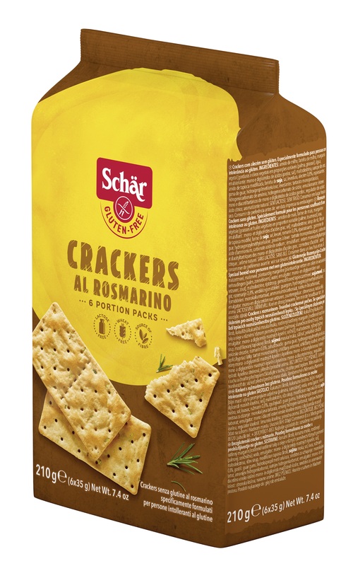 SCHAR CRACKERS AL ROSMARINO 6 CONFEZIONI DA 35 G - Dolomiti e Natura