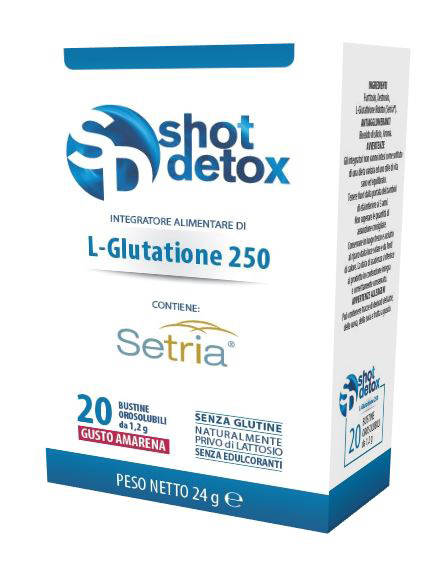 SHOT DETOX L-GLUTATIONE 250 20 STICK DA 1,2 G - Dolomiti e Natura