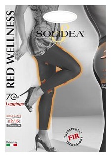 RED WELLNESS 70 LEGGINS NERO 2M - Dolomiti e Natura