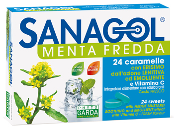 SANAGOL MENTA FREDDA 24 CARAMELLE - Dolomiti e Natura