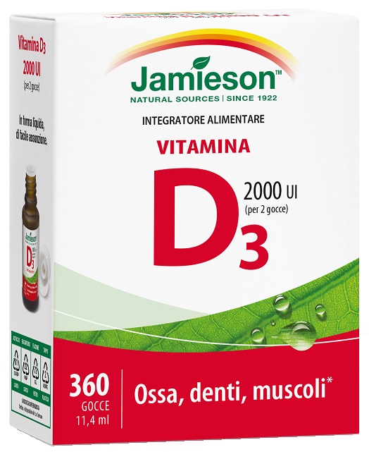 JAMIESON VITAMINA D GOCCE 11,4 ML - Dolomiti e Natura
