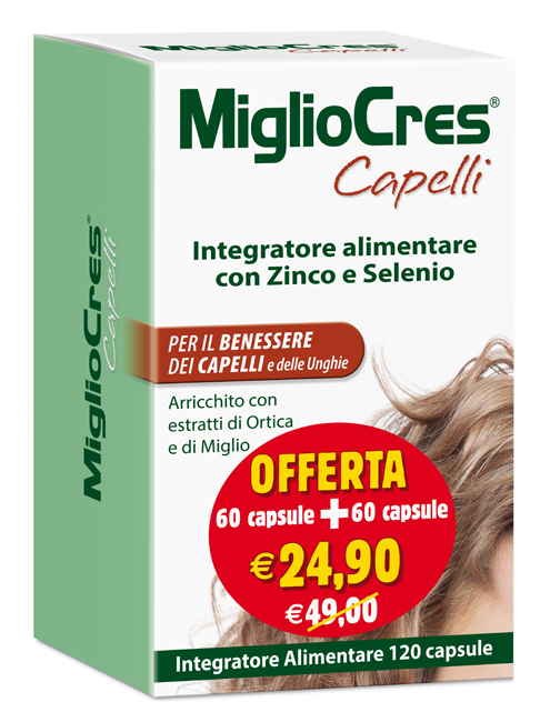 MIGLIOCRES 60+60 CAPSULE 60 G PROMOZIONE - Dolomiti e Natura