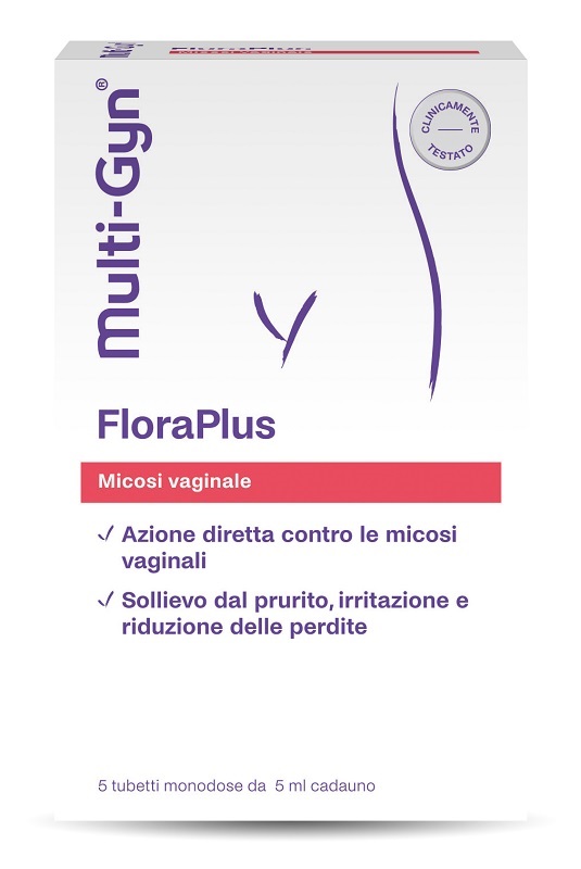 FLORAPLUS MULTI-GYN CANDIDOSI VAGINALE 5 TUBETTI X 5 ML - Dolomiti e Natura