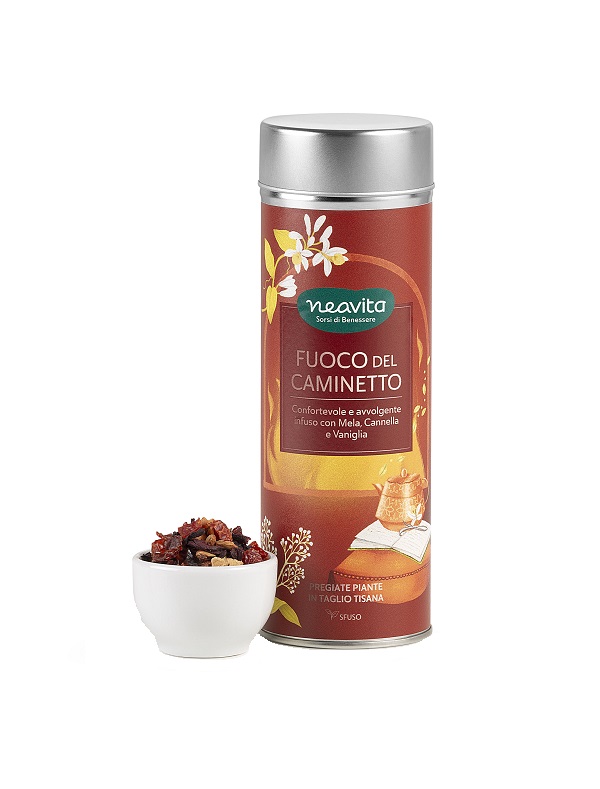 NEAVITA FUOCO DEL CAMINETTO INFUSO CONFORTEVOLE E AVVOLGENTE 100 G - Dolomiti e Natura