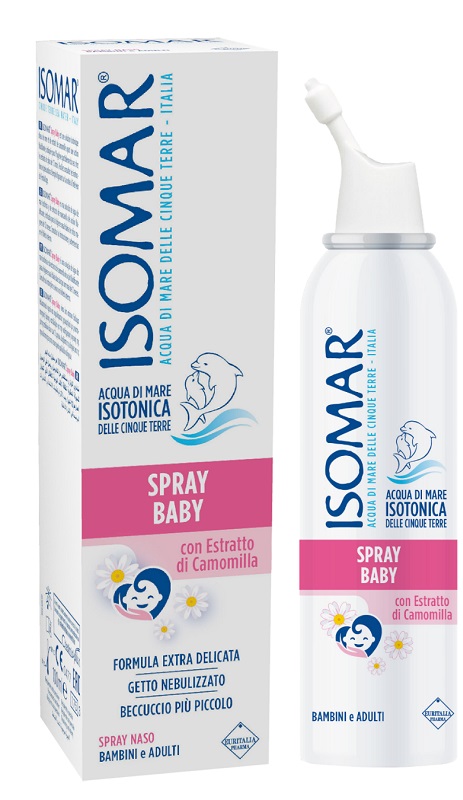 ISOMAR SPRAY BABY CON CAMOMILLA 100 ML - Dolomiti e Natura