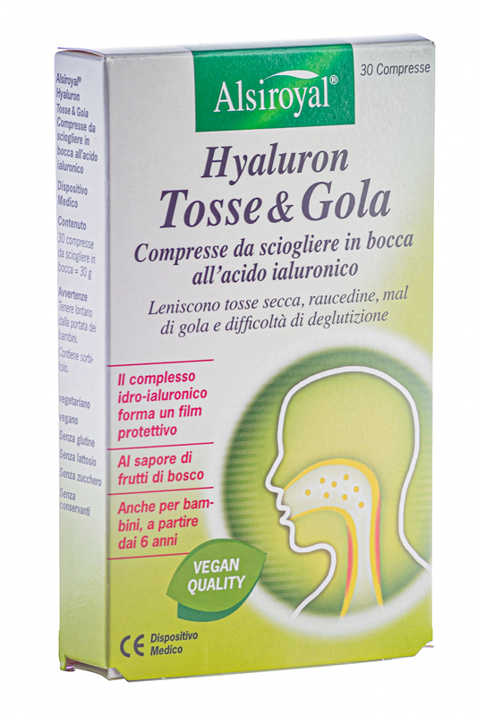 HYALURON TOSSE & GOLA 30 COMPRESSE N - Dolomiti e Natura