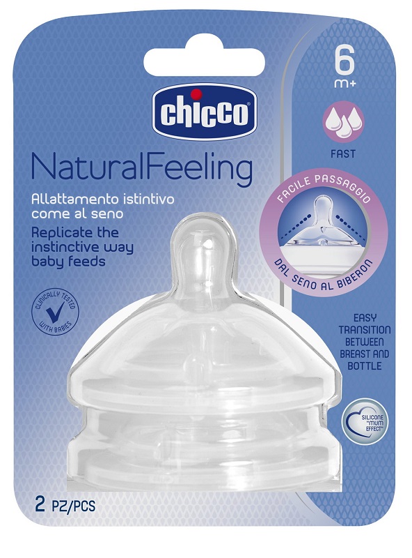 CHICCO TETTARELLA STEPUP NEW 6M+ FLUSSO VELOCE - Dolomiti e Natura